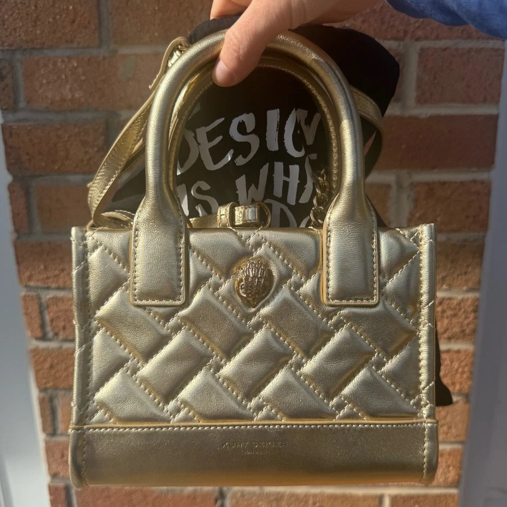 Kurt Geiger mini quilted tote bag EUC - Picture 2 of 10